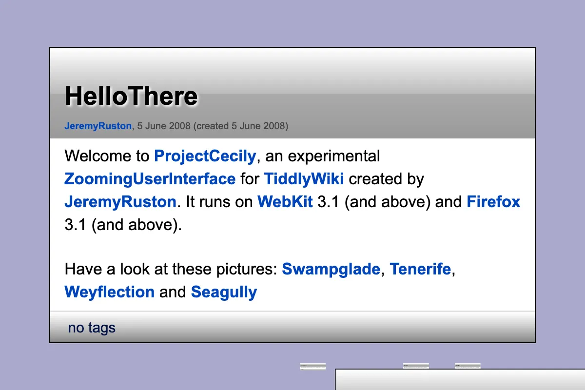 Screenshot of Cecily
